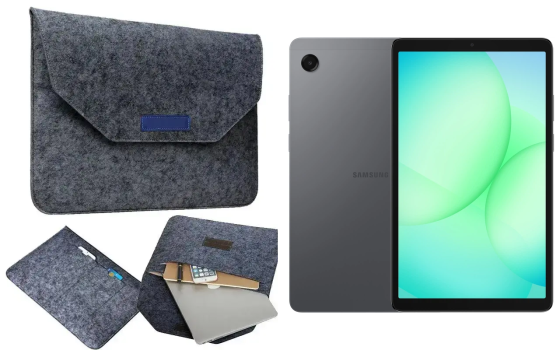 Сумка Wool із войлока для планшета Samsung Galaxy Tab A9, Galaxy Tab A9+ Київ