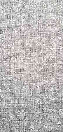 Шпалери вінілові на флізеліні Rasch Golden Hour метрові однотонні смужки під мішковину сірі Київ