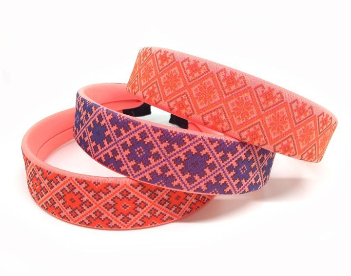 Обруч для волосся модний Український орнамент Київ - фото 1