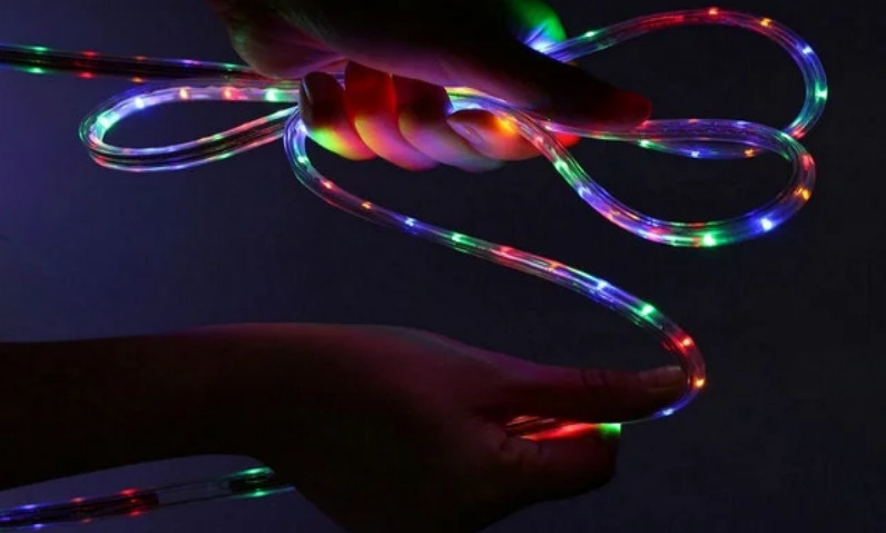 Світлодіодна стрічка LED 100м 220V Дюралайт Кольорова Вінниця - фото 4