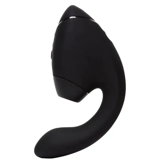Подвійний вакуумний кліторальний стимулятор з вібрацією Womanizer Next Duo - Black Львів