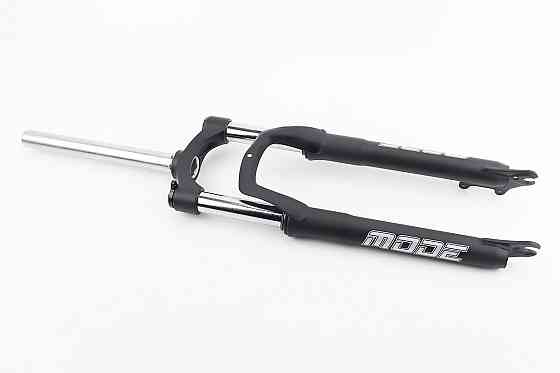 Вилка 26" амортизаційна, без різьби 1-1/8" (28,6мм), шток 255мм, з ходом 100мм, Disk-brake, пружинно-оливна, Lockout, чорна N780 Київ