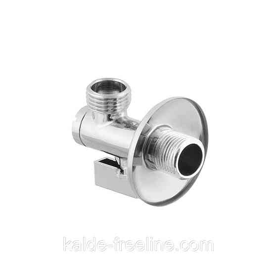 Кран приборный угловой с фильтром Raftec Silver 1/2" KFH0101 Харків