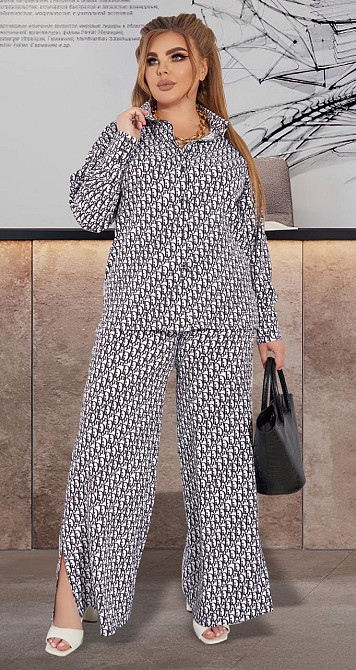 Свободный брючный костюм большого размера Киев - изображение 2