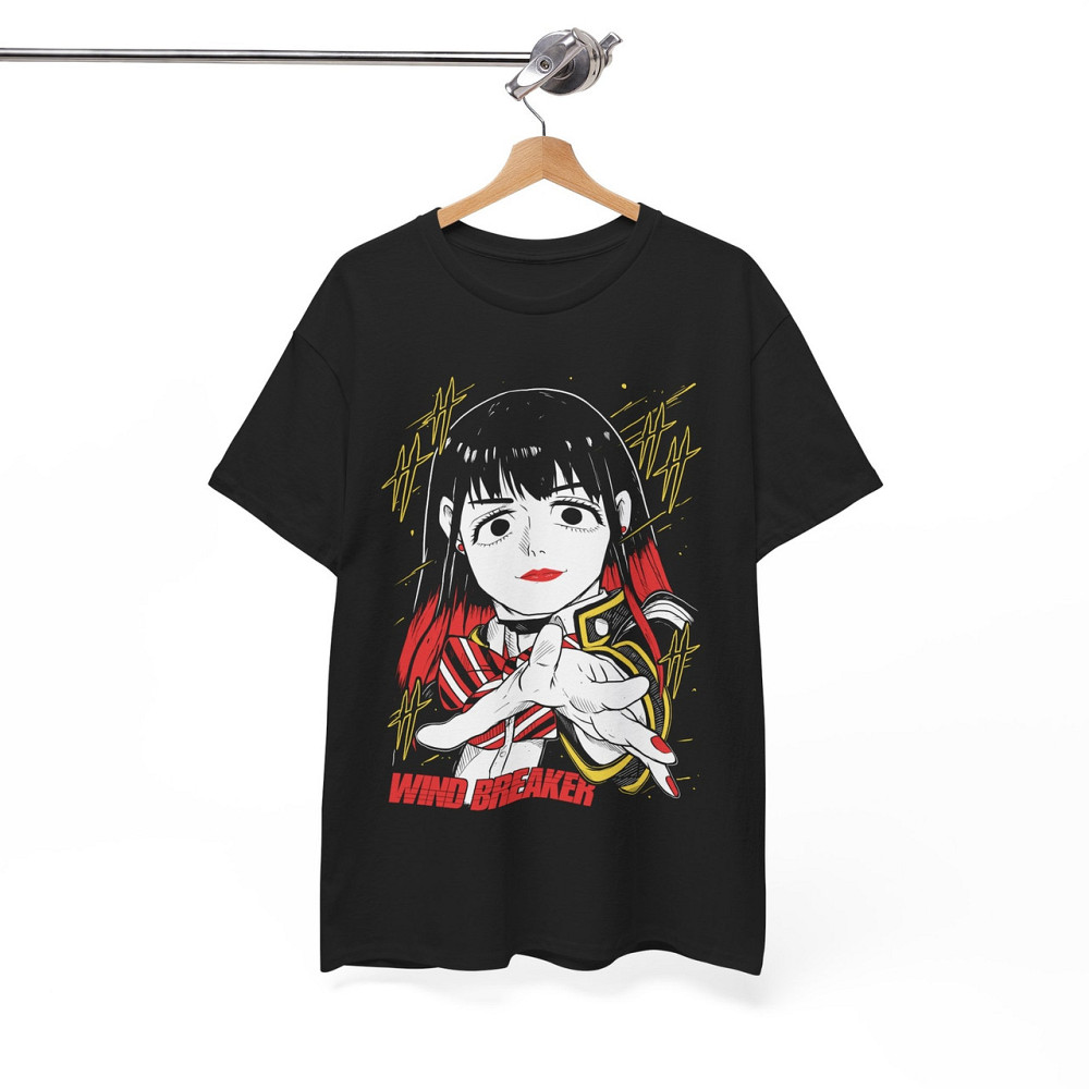 Футболка аниме Винд Бреакер Гифтс Теен оверсайз (S/M/L) Черний AnimeJ0553 Днепр - изображение 6