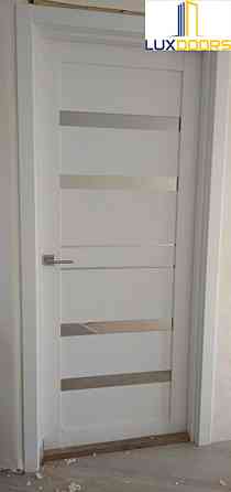 Двери Дрезден Белый Полотно с двухсторонним зеркалом, покрытие VINIL Киев