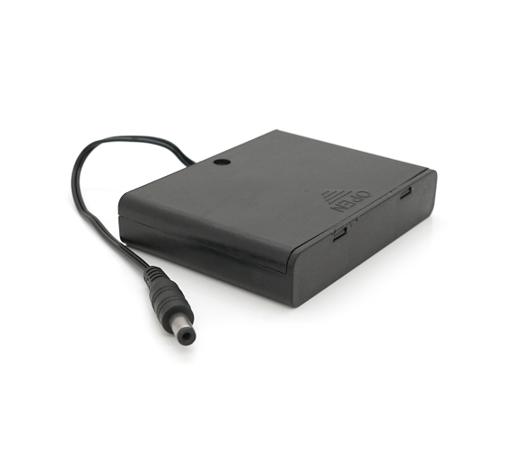 Відсік для 6 елементів живлення АА, роз'єм 5,5×2,1, закритий корпус із вимикачем Полтава - фото 1