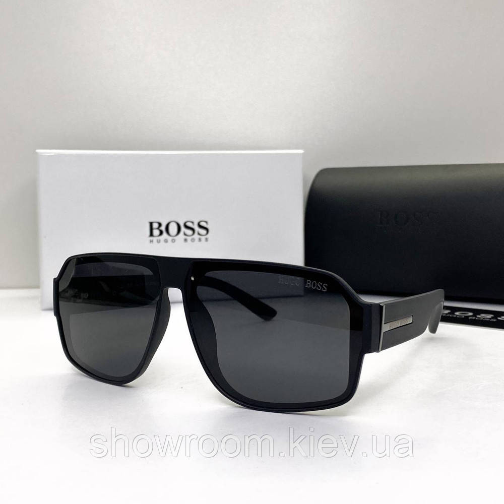 Чоловічі сонцезахисні окуляри Boss (0321) polaroid Київ - фото 3