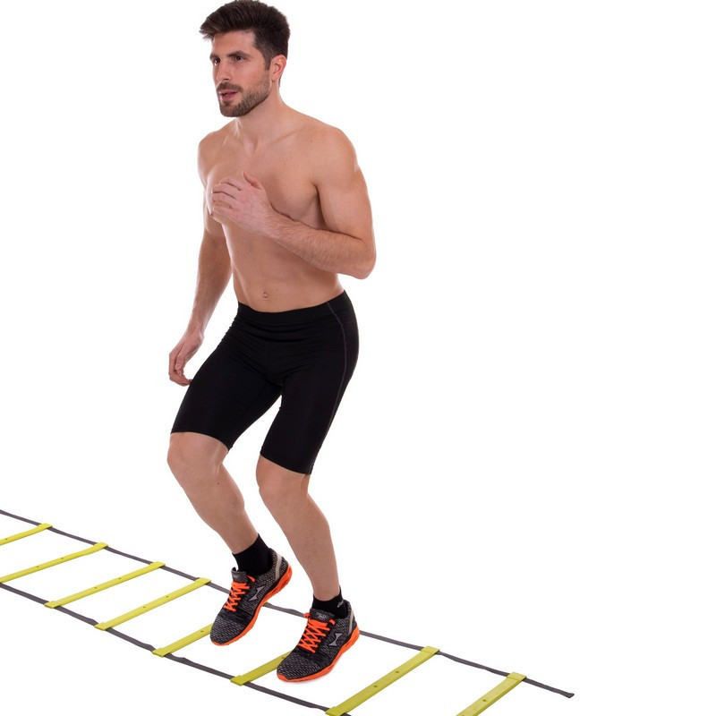 Координаційна драбина доріжка для тренування швидкості Zelart 2566 довжина 8 м Київ - фото 8