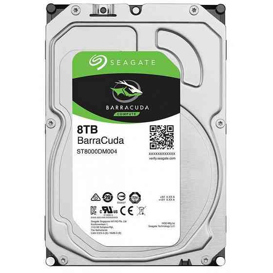 Накопичувач HDD SATA 8.0TB Seagate BarraCuda 5400 rpm 256MB (ST8000DM004) 3.5" Харків