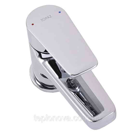 Змішувач для умивальника TOPAZ CAPRI TCA-15206-H43 гігієн. з стоп-лійкою, вбудований клапан, D35 Чернівці