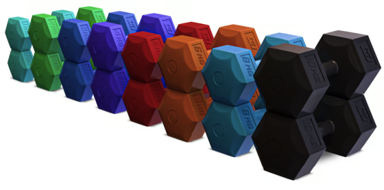 Гантели для фитнеса композитные Hop-Sport HS-C040DS 2х4кг фиолетовый Киев