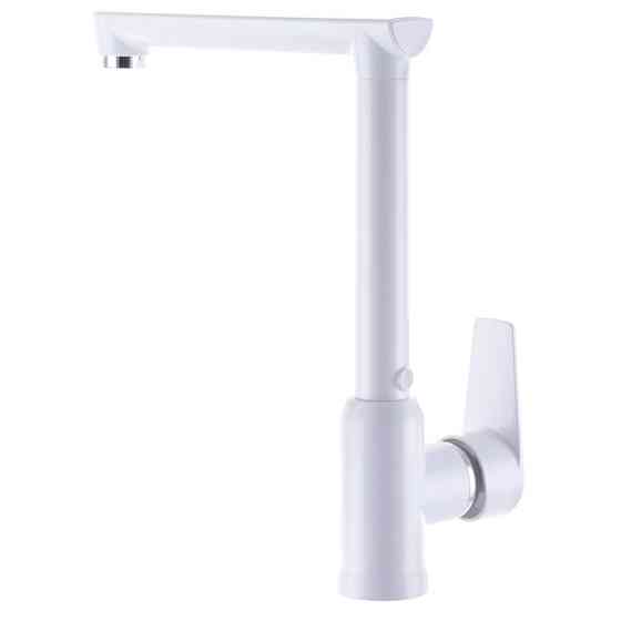 Змішувач для кухні Plamix Mario-017 White (з підведенням) (PM0608) Київ