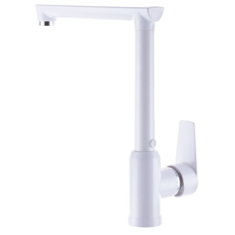 Змішувач для кухні Plamix Mario-017 White (з підведенням) (PM0608) Київ - фото 2