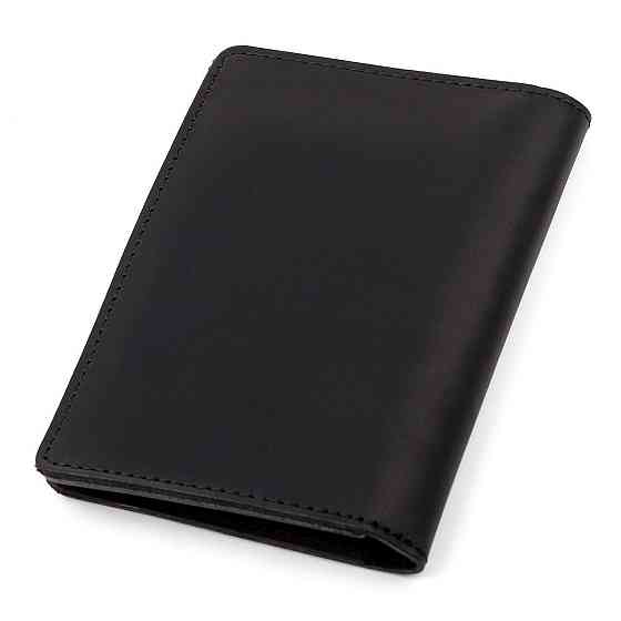 Обложка для автодокументов Shvigel 13923 кожаная Черная Киев