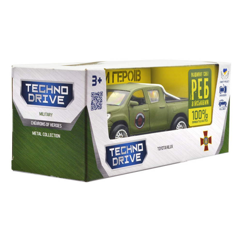 Автомодель серії Шеврони Героїв - Toyota Hilux - Червона калина Дніпро - фото 7