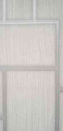 Шпалери вінілові на флізеліні AdaWall Roka 1.06х10 під плитку структурні світло-сірі смужки срібло 23108-1 Київ