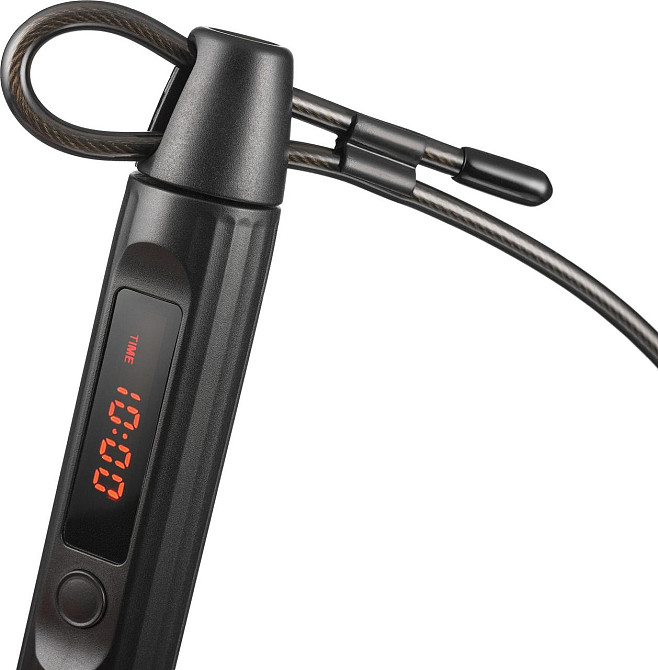Умная скакалка Gymtek Smart с дисплеем и Bluetooth черная Киев - изображение 4