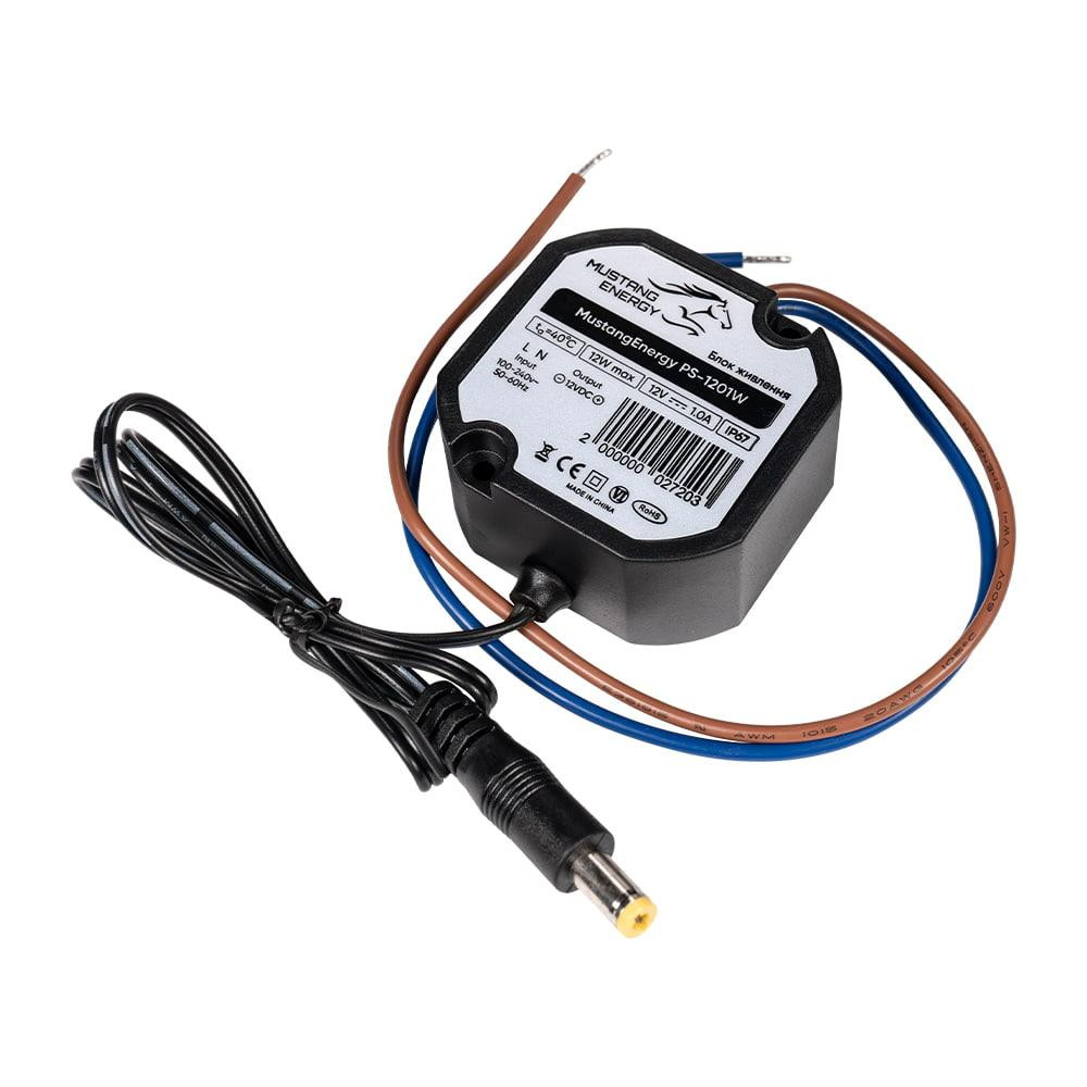 Блок живлення Mustang Energy PS-1201W 12V/1A вологозахищений IP67 (43-00101) Київ - фото 4