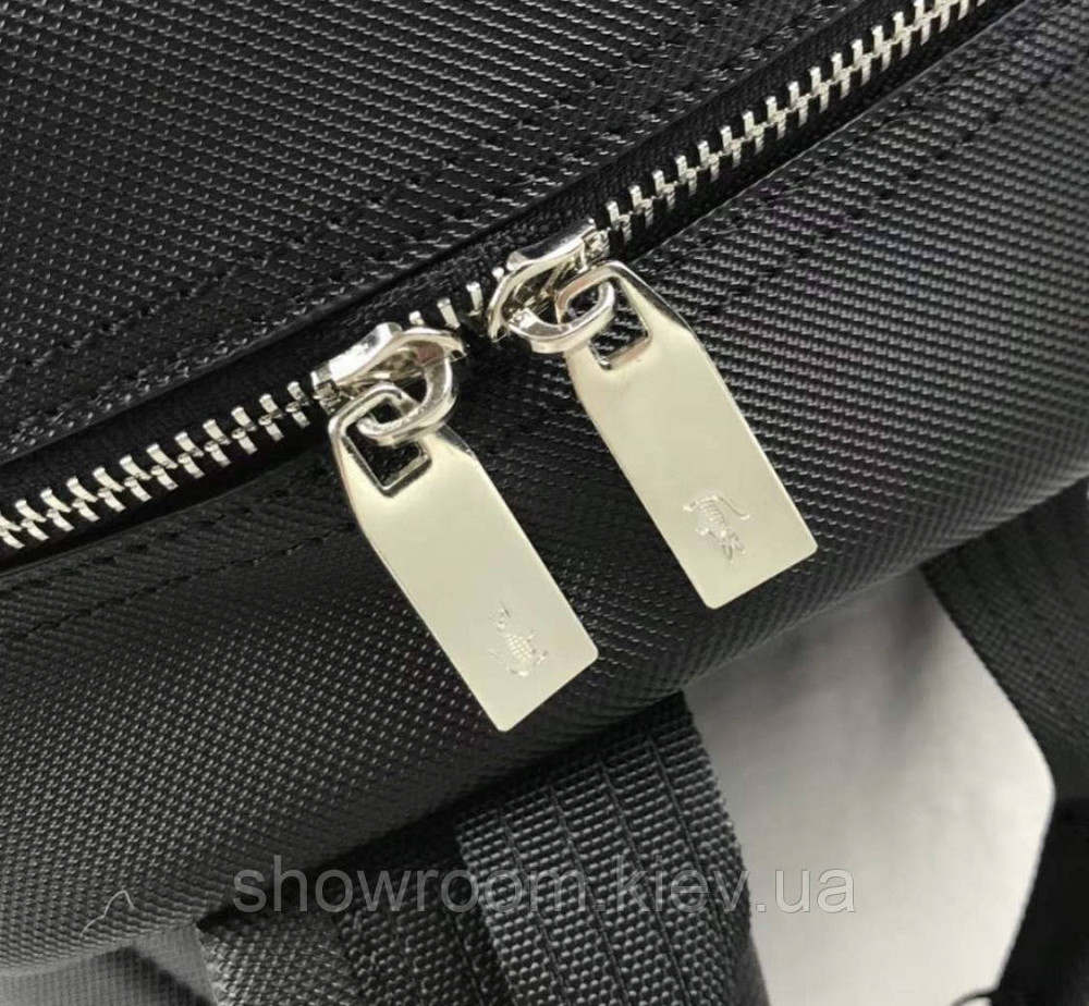 Чоловічий рюкзак Lacoste (2044) black Київ - фото 4