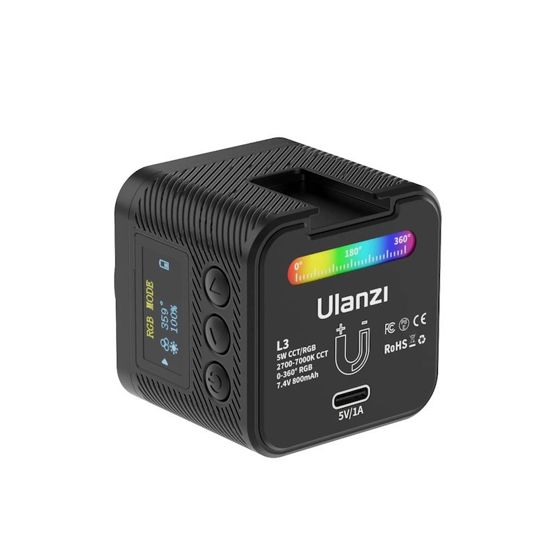 Видеосвет Ulanzi L3 RGB COB Fill Light, 5W (UV-L052GBB1 L3 RGB) Киев - изображение 3