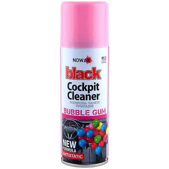 Поліроль для панелі приладів Nowax Cockpit Cleaner Spray Бабл Гам, 450мл Киев