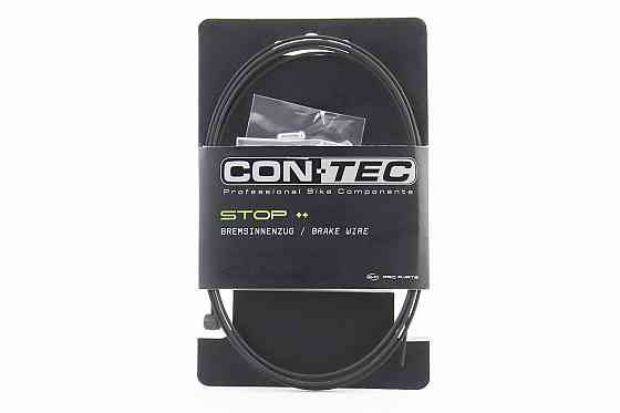 Трос гальмівний 1800мм з кінцевиком, нержавіюча сталь, тефлонове покриття, чорний Slick Stainless with Teflon CP-B4 Киев