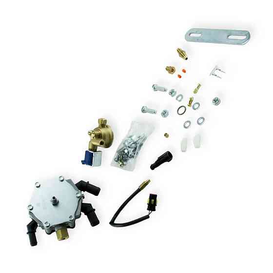 Редуктор 4-е пок. r02 (пропан-бутан) до 120 л.с (88квт). с эмк газа + датчик темпер. гбо Мукачево