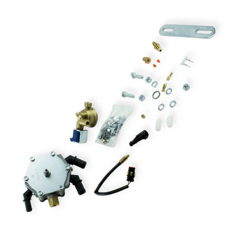 Редуктор 4-е пок. r02 (пропан-бутан) до 120 л.с (88квт). с эмк газа + датчик темпер. гбо Мукачево - изображение 1