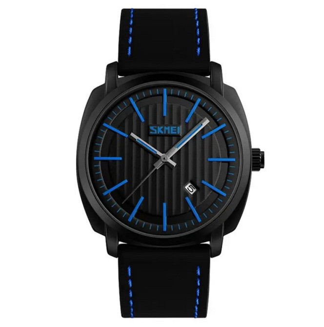 Мужские часы Skmei 9169 Kowboy (Черный с синим) Киев - изображение 1