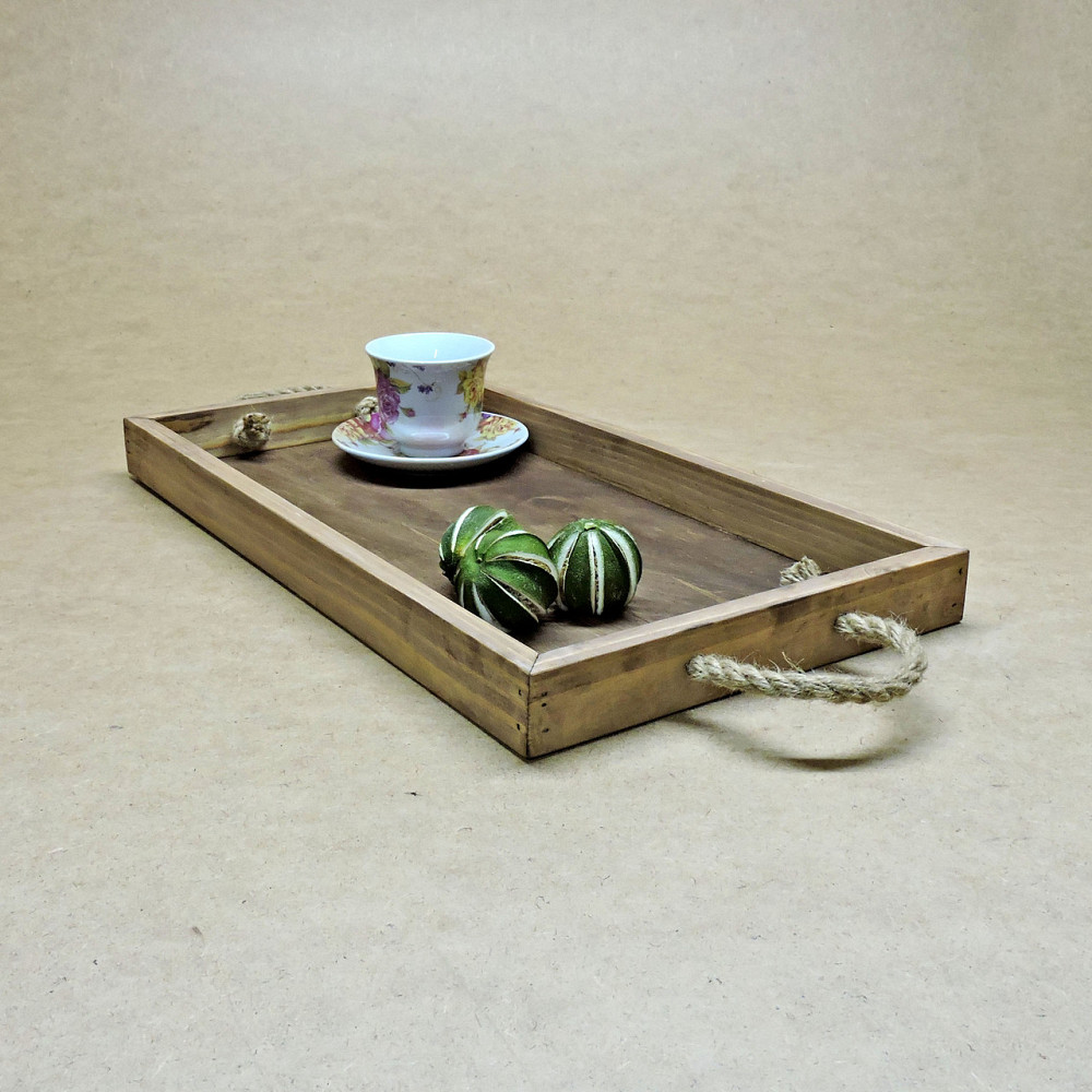 Піднос дерев'яний "Шарлеруа 50х27" капучино Миколаїв - фото 4