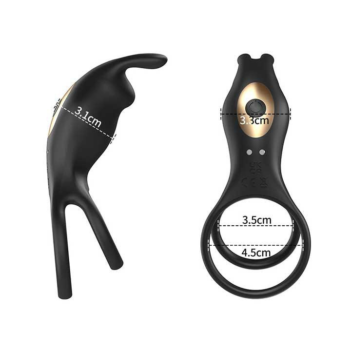 Смарт виброкольцо на пенис и мошонку Love Spouse 