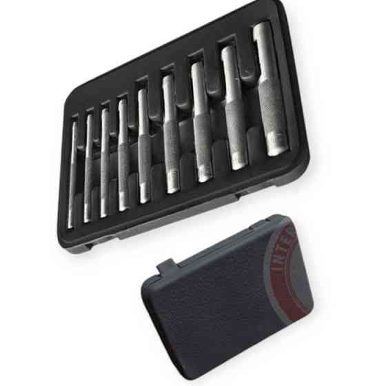 Набір просічок для вирубування прокладок 9 шт, 3-12 мм (пласт. кейс) Мукачево