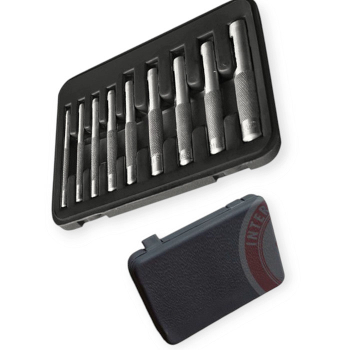 Набір просічок для вирубування прокладок 9 шт, 3-12 мм (пласт. кейс) Мукачево - фото 1