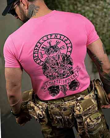 Бавовняна футболка ручки pink ПП7753 Київ