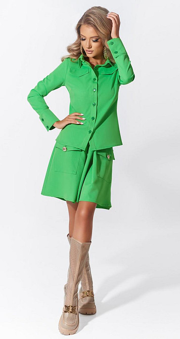 Стильний костюм жакет спідниця (46) Київ - фото 3