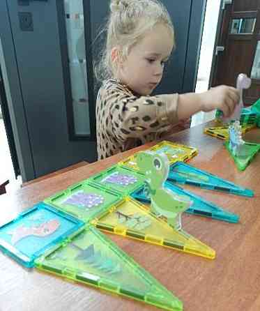 Магнітний конструктор динозаври магнитный на подарок. Київ