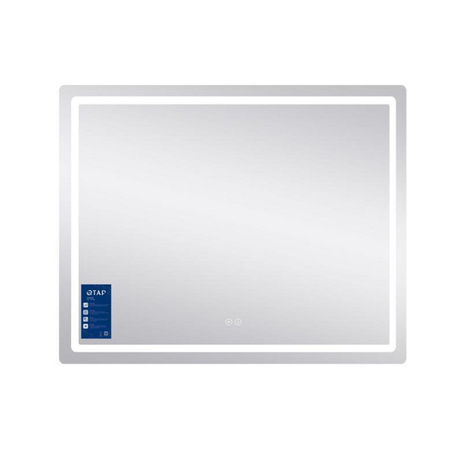 Дзеркало прямокутне сенсорне для ванни Qtap Mideya (MI2) 1000х800 з LED-підсвіткою Touch з антизапотіванням Харків - фото 4