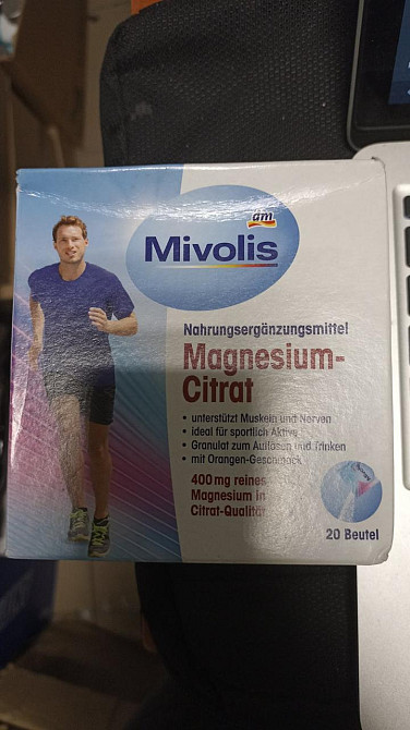 Цитрат магнію Mivolis Magnesium-Citrat, Granulat 20 Btl., 120 g Nahrungsergänzungsmittel Львів - фото 5