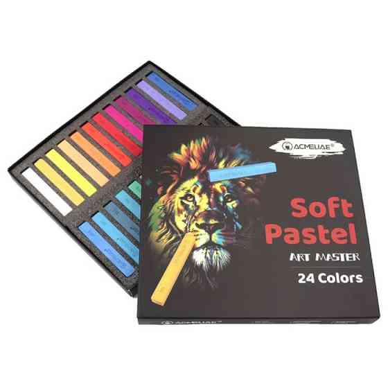 Набір м'якої пастелі "Acmeliae" SPC-24 в наборі 24 штуки Вінниця