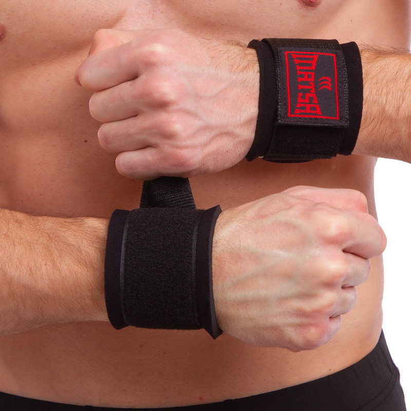 Напульсник для станової тяги MATSA MA-0670 Вишневе - фото 5