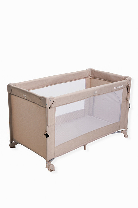 Ліжко-манеж дитяче з другим ярусом та пеленатором VELANO Tino, beige Київ - фото 4