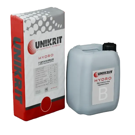 Гидроизоляция 2 компонента (18 кг + 5 кг) Unikrit Hydro 2K Харьков