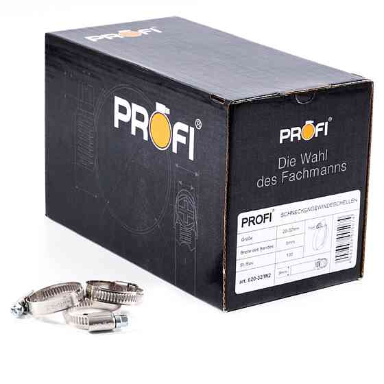 Хомути Profi 20-32/W2, 9мм, 100шт Киев