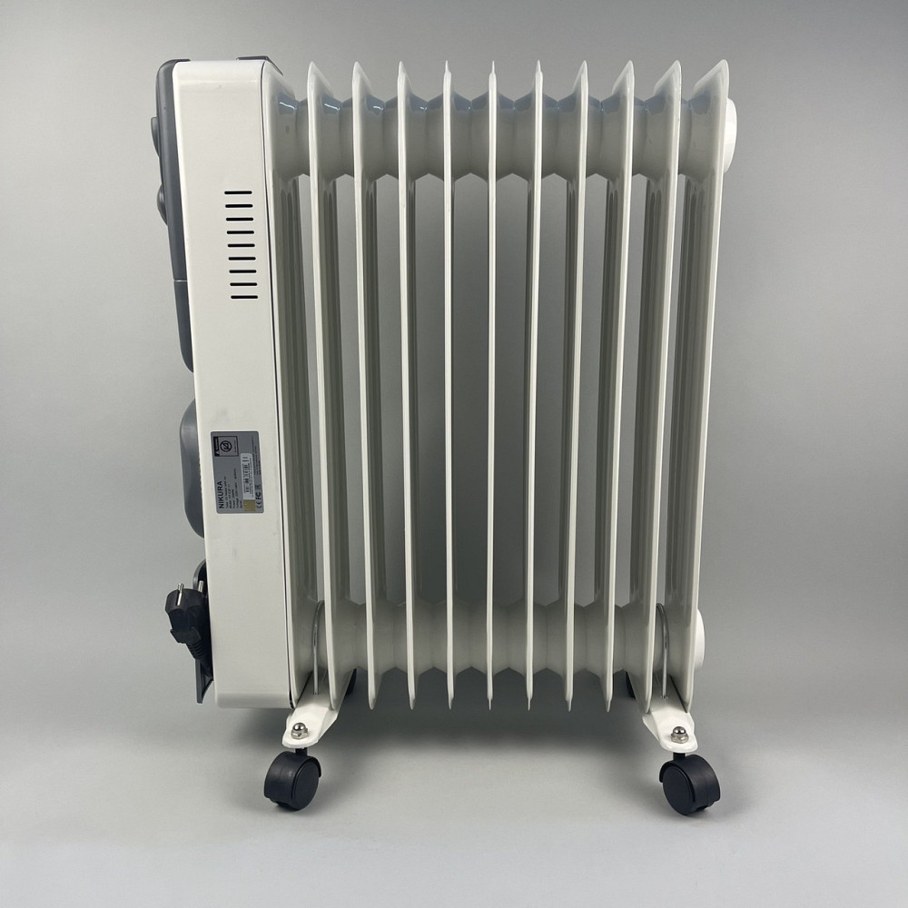 Обогреватель масляный Nikura 2900Вт напольный (11 секций) Винница - изображение 5