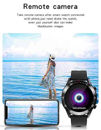 Смарт часы Lige C2 водонепроницаемые IP68 (ремешок - силикагель) + кожаный ремешок (Черный) Киев