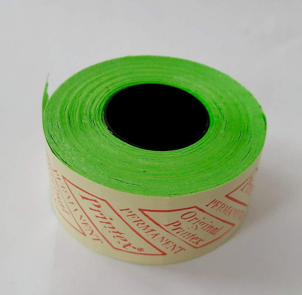 Этикетка (Ценники) под пистолет 26х16 мм, зеленый, 1000 шт Павлоград - изображение 2