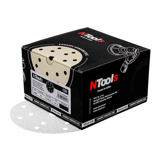 Наждачні круги керамічні CSD P600 d150мм 14+1отв. (ціна за уп.-100шт) бежевий APP, 40CSD0600 Київ