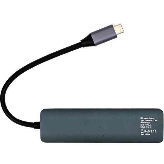 Концентратор USB Type-C Blueendless Grey (CA913435) ( Сірий ) Харків