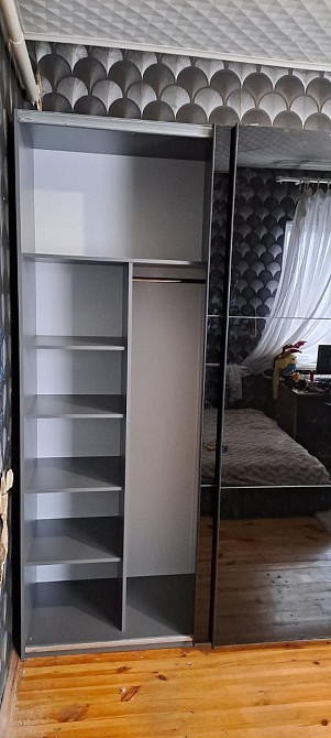 Шкаф-купе двухдверный Doros G-Caiser 180х60х240 см Графит/2 Зеркала (DRS-011029) Днепр - изображение 4